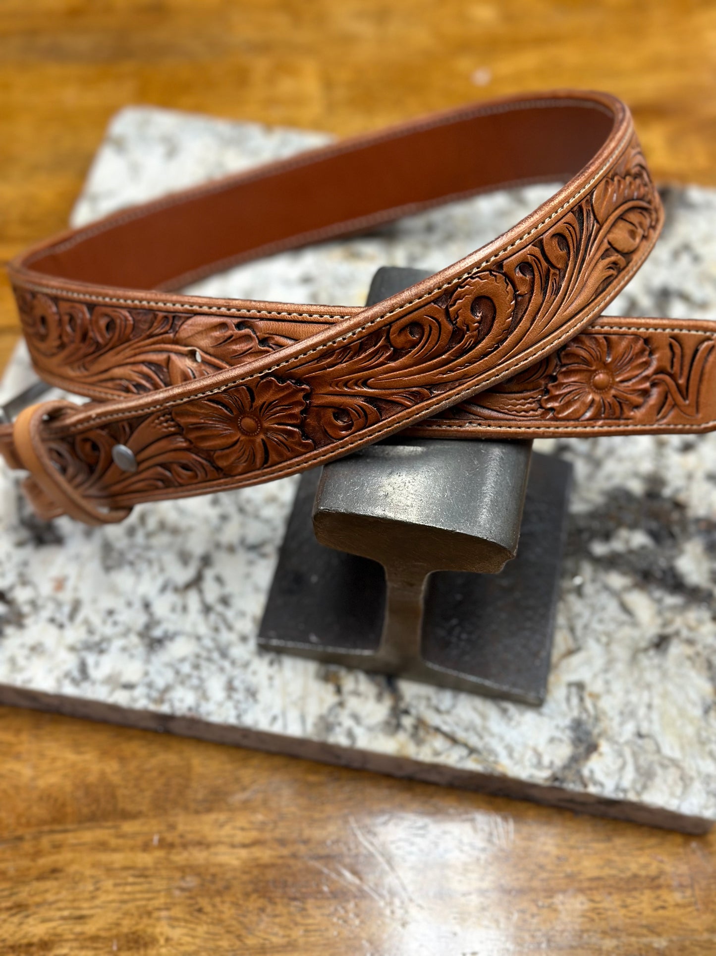 Custom Tooled Belt
