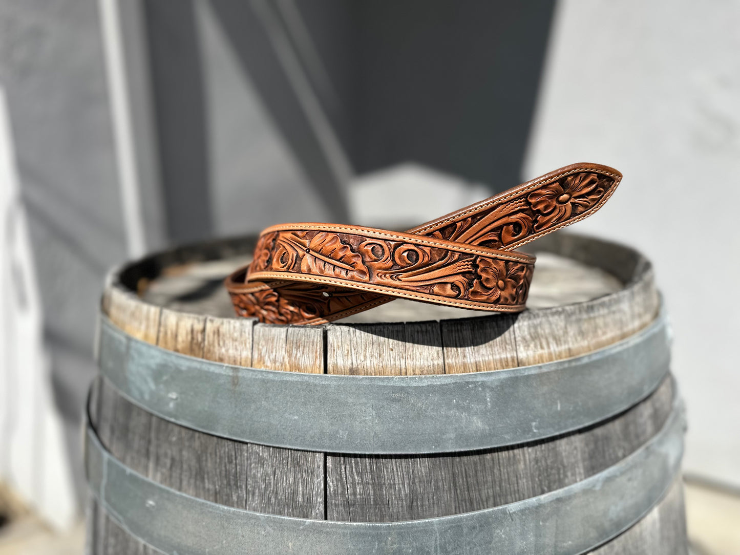 Custom Tooled Belt