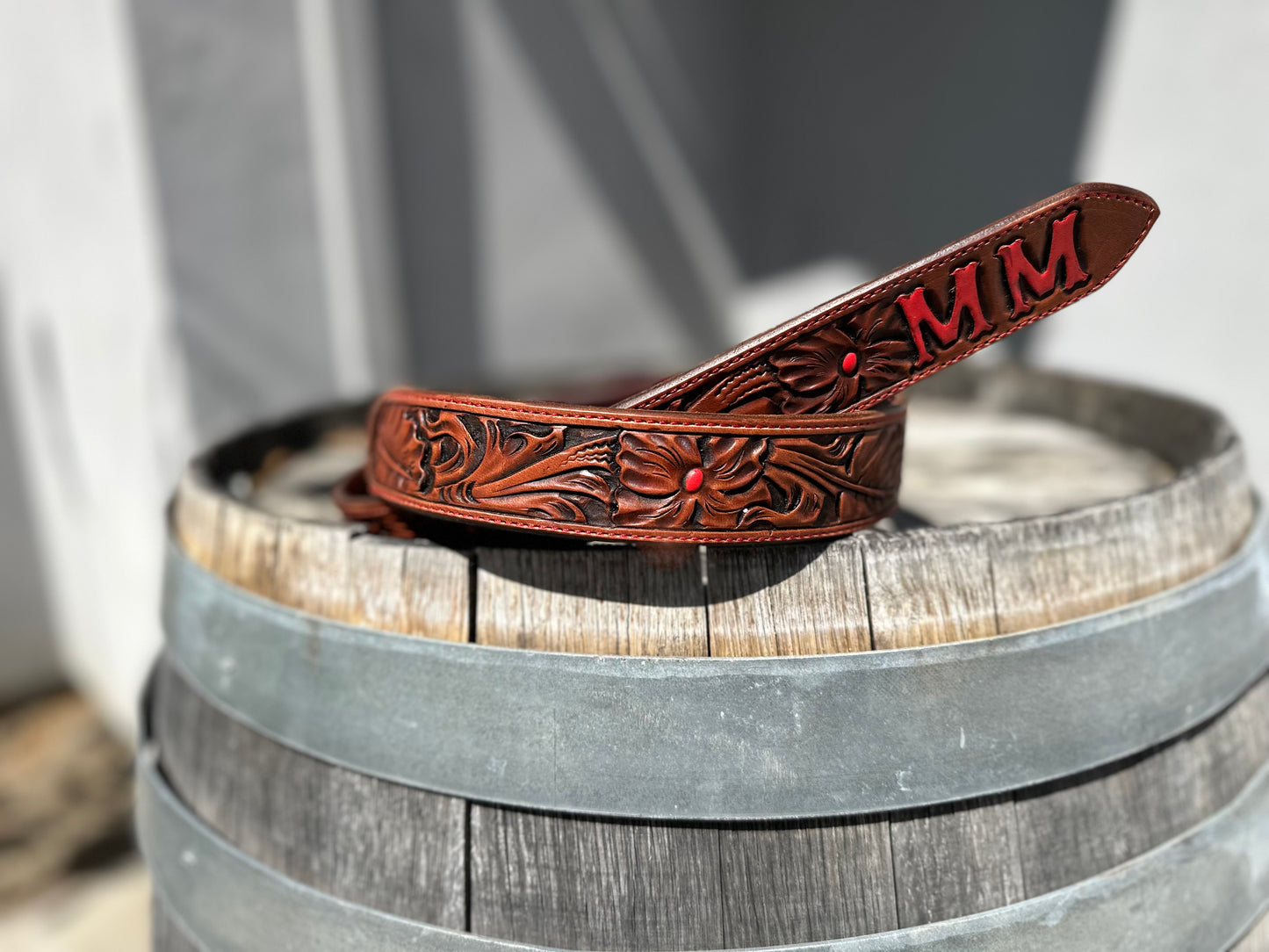 Custom Tooled Belt