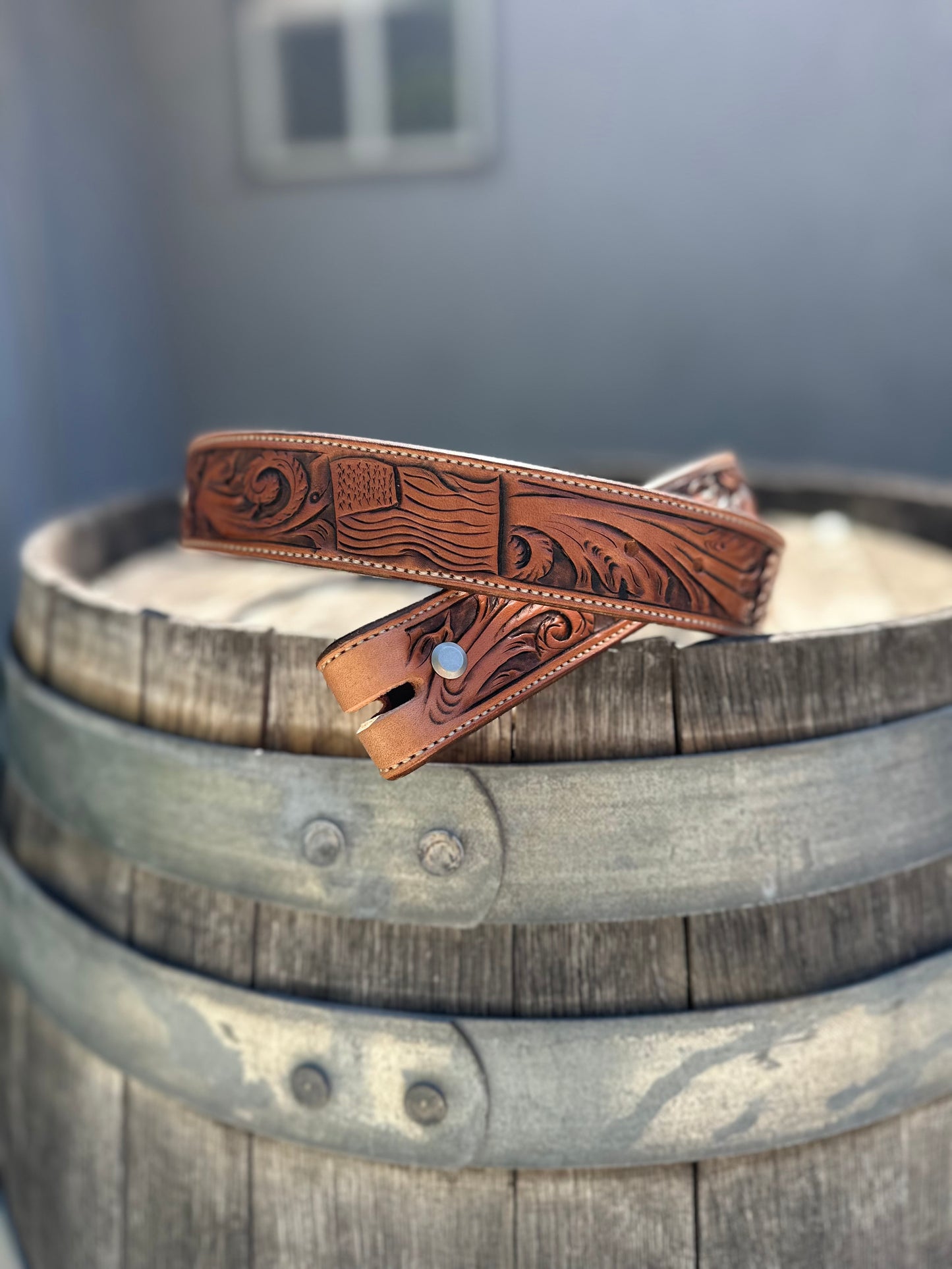 Custom Tooled Belt