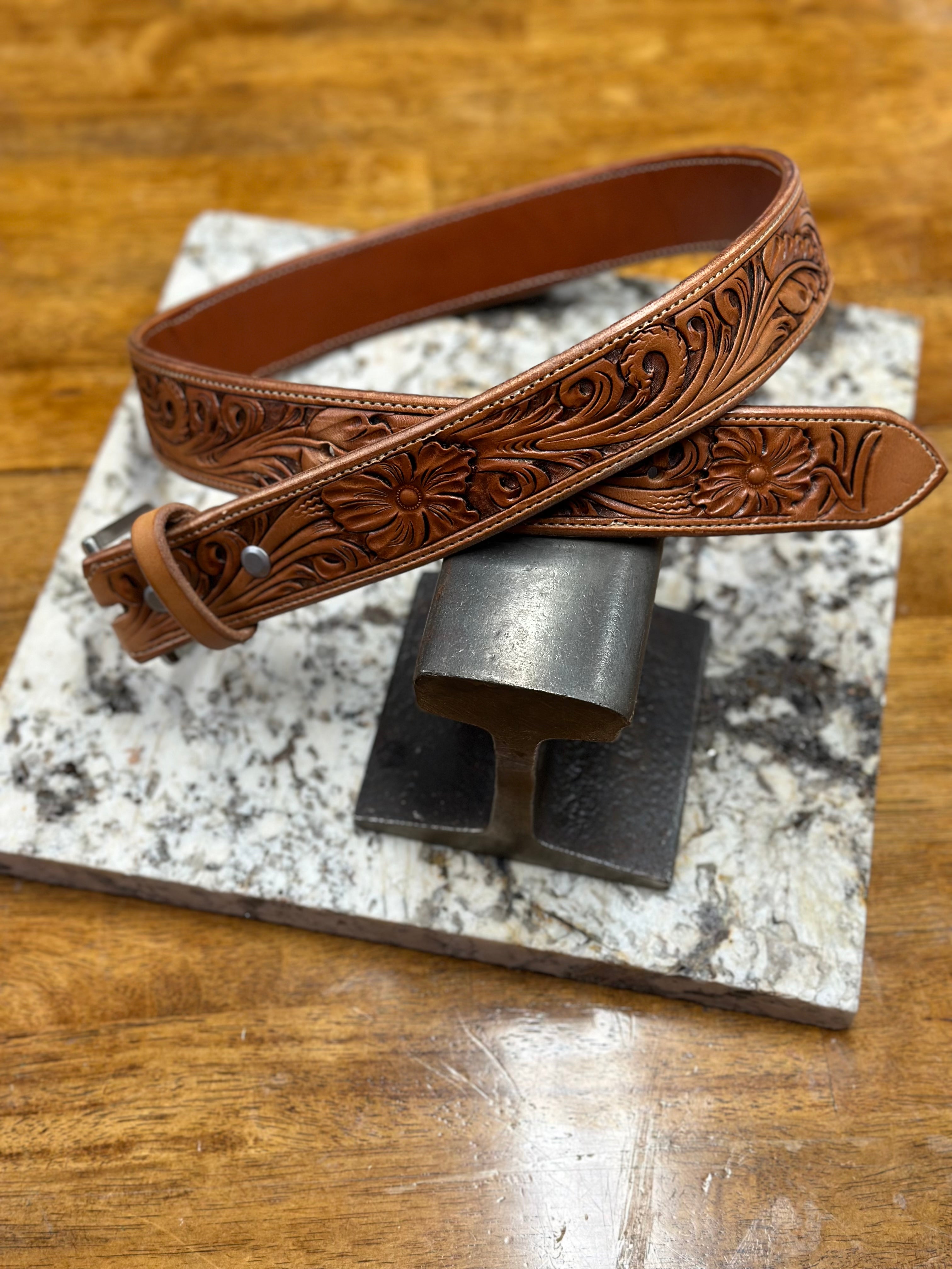 Custom Tooled Belt